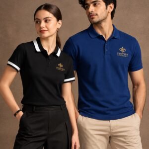 Premium Polo T-shirt with Embroidery Logo for Men and Women